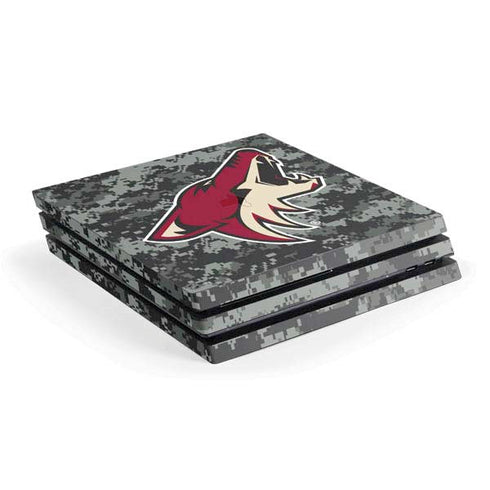 NHL Arizona Coyotes Camo PS4 Pro Console Skin